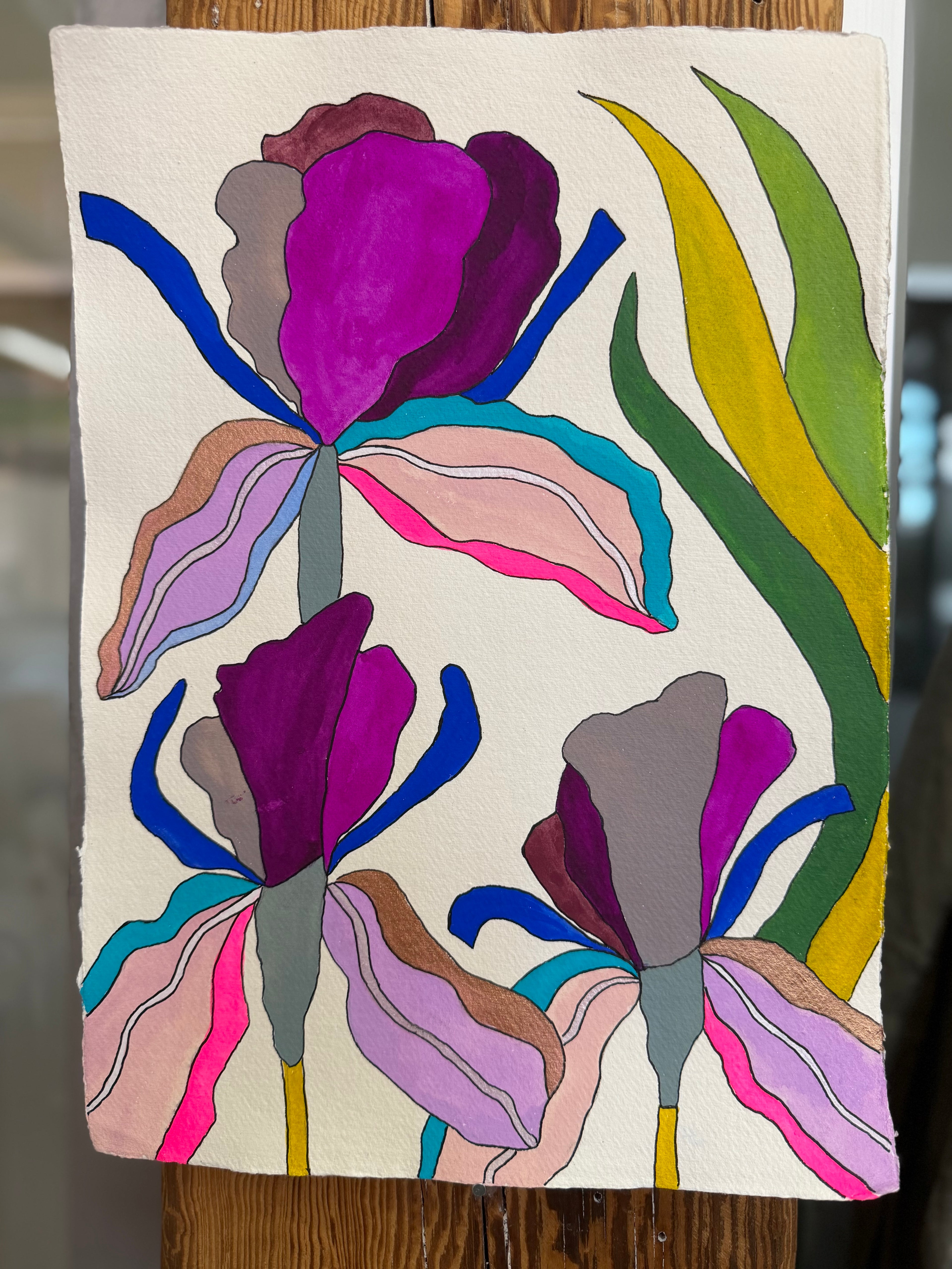 Large Irises 4